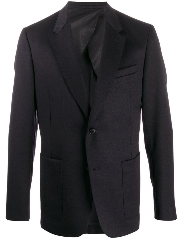 Ami Paris Half-lined Two Buttons Jacket - Black