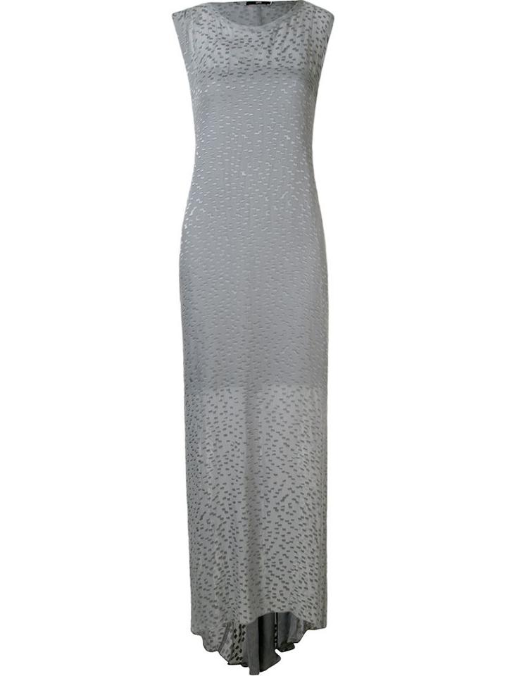 Uma Raquel Davidowicz - 'volupia' Dress - Women - Silk/viscose - 42, Grey, Silk/viscose