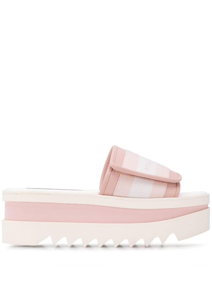 Stella Mccartney Sneak-elyse Slides - Pink
