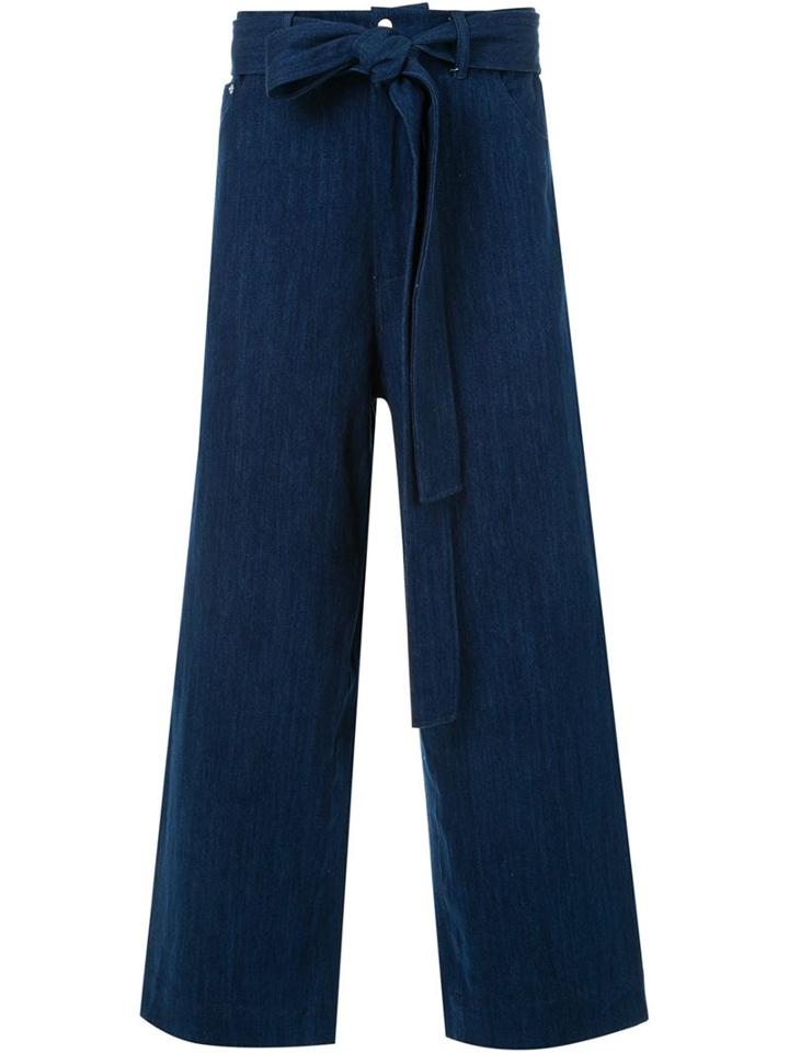 Craig Green Cropped Jeans, Men's, Size: Xs, Blue, Cotton