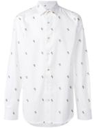 Paul Smith - Embroidered Rabbit Shirt - Men - Cotton - 16, White, Cotton