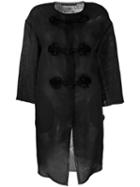 Ermanno Scervino - Oversized Jacket - Women - Silk - 42, Black, Silk