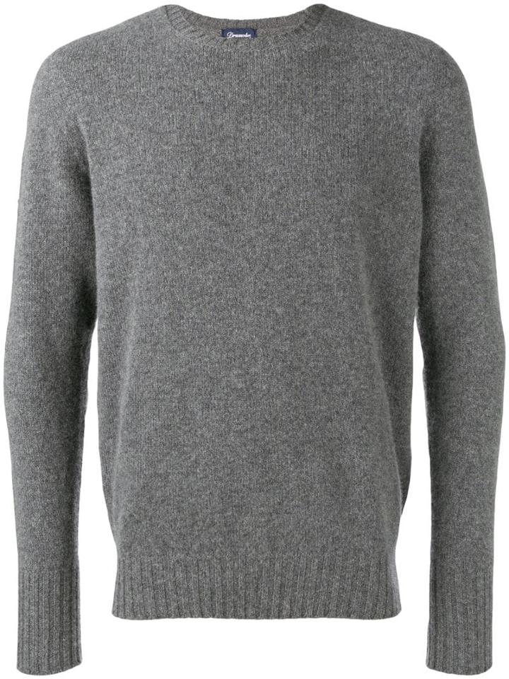 Drumohr Classic Jumper - Grey