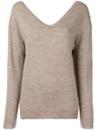 Maison Martin Margiela Pre-owned 1990's V-neck Jumper - Neutrals