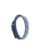 Valentino Vltn Double Strap Bracelet - Blue