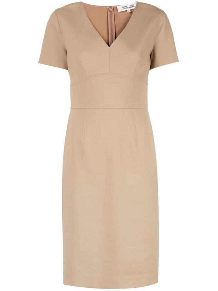 Diane Von Furstenberg Klora Midi Dress - Brown