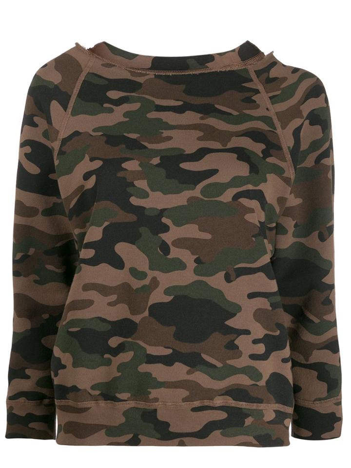 Nili Lotan Camouflage Print Jumper - Brown