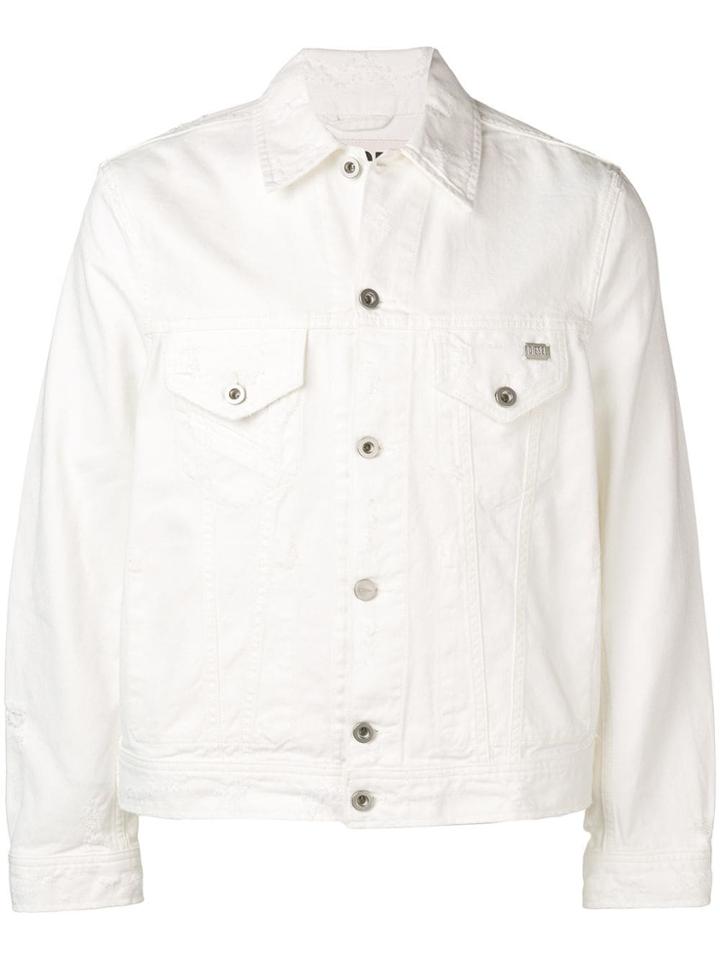 Diesel Button Up Jacket - White