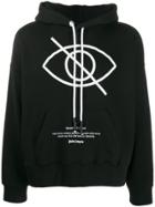 Palm Angels Sensitive Content Print Hoodie - Black