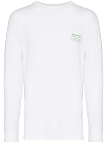 Reception Achtal Printed Long-sleeve T-shirt - White
