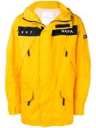 Napa Silver Logo Hooded Jacket - Yellow