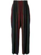 Études Striped Loose-fit Trousers - Multicolour
