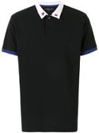 Shanghai Tang Star Collar Polo Shirt - Black