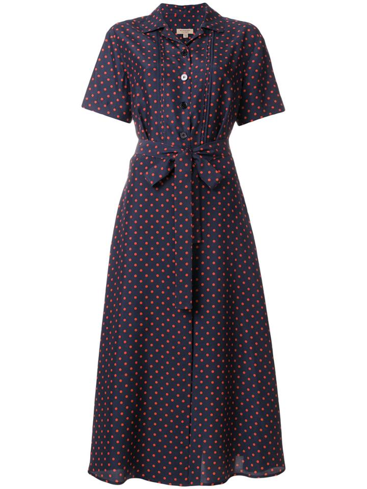 Burberry Polka Dot Dress - Blue