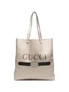 Gucci Logo Tote Bag - White