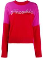 Frankie Morello Logo Pullover - Pink