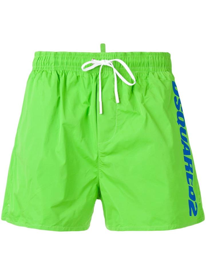 Dsquared2 Side Logo Swim Shorts - Green