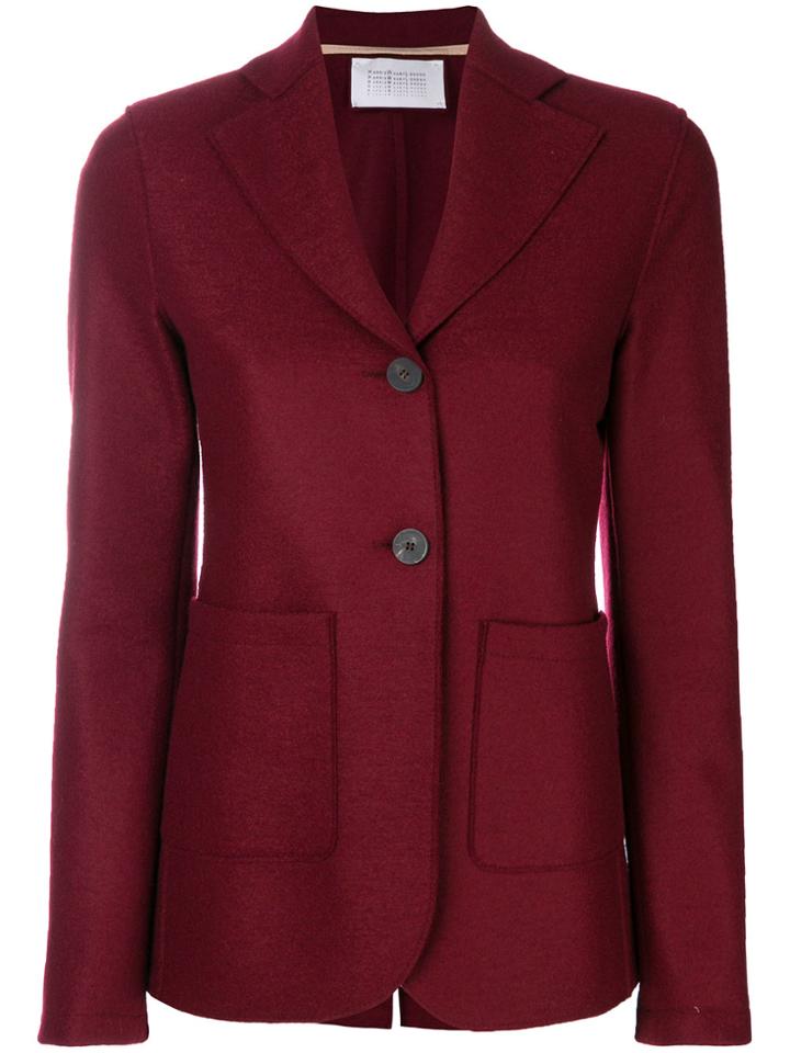 Harris Wharf London Fitted Waist Blazer - Red