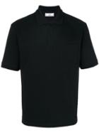 Ami Paris Oversized Polo Shirt - Black