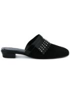 Alexander Mcqueen Stud Embellished Mules - Black