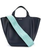 Giorgio Armani Classic Top-handle Tote - Blue