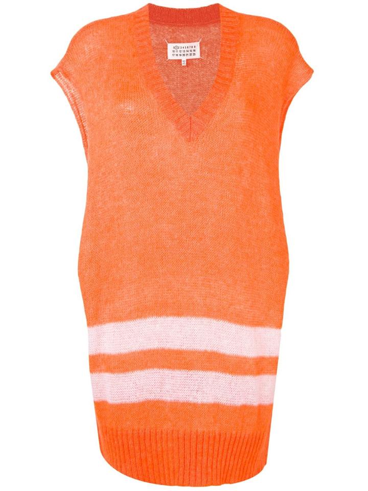 Maison Margiela Short-sleeved Jumper - Orange