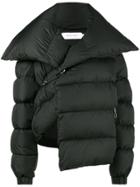 Marques'almeida Asymmetric Puffer Coat - Black