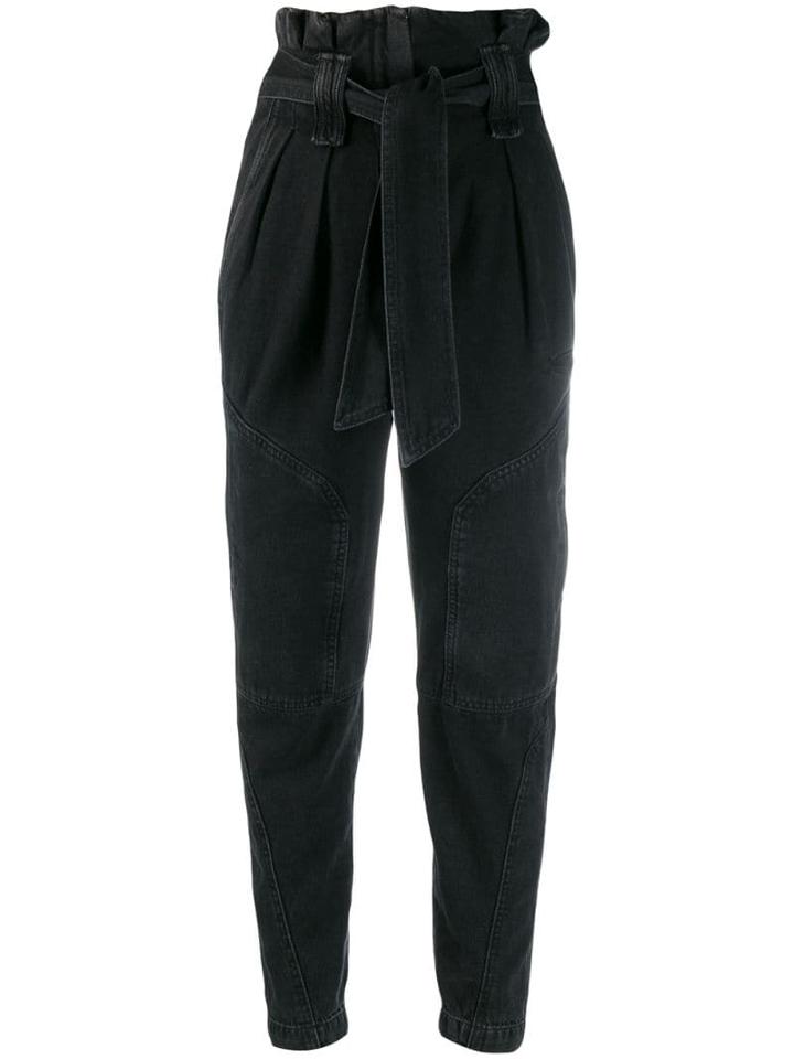 Iro Paperbag Waist Trousers - Black