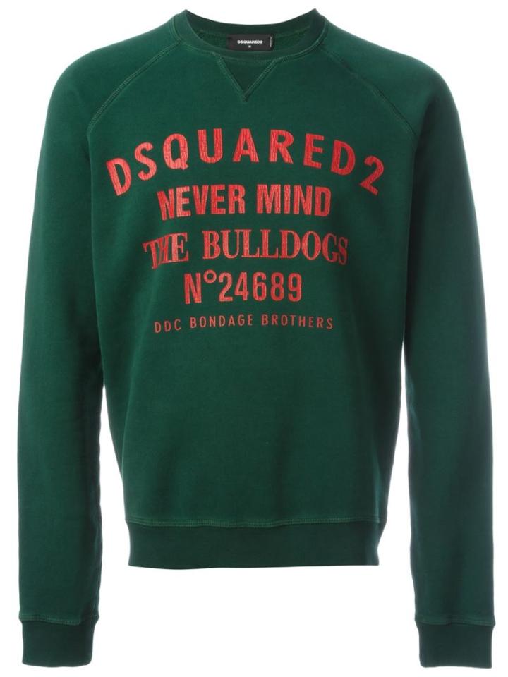 Dsquared2 Never Mind Print Sweatshirt, Men's, Size: Medium, Green, Cotton
