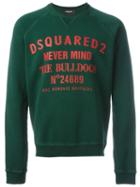 Dsquared2 Never Mind Print Sweatshirt, Men's, Size: Medium, Green, Cotton