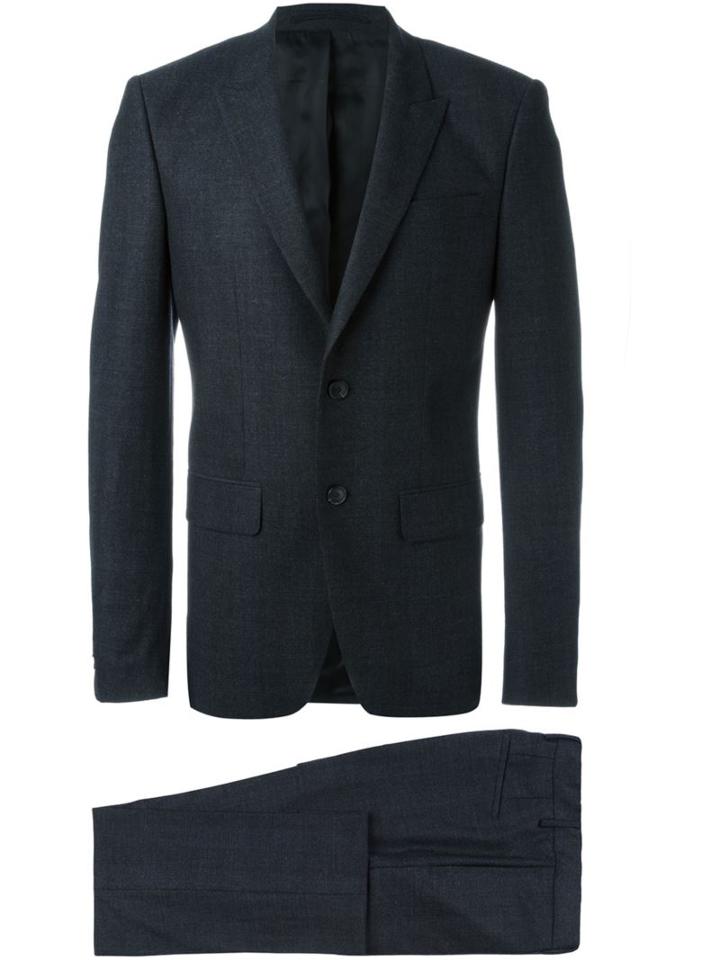 Givenchy Two Piece Suit, Men's, Size: 48, Grey, Spandex/elastane/wool