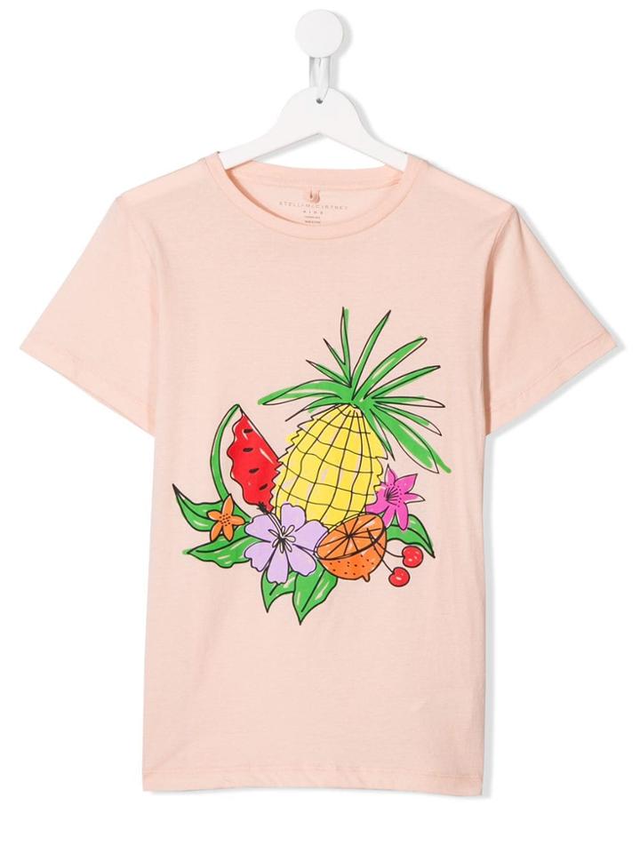 Stella Mccartney Kids Teen Fruit Print T-shirt - Pink