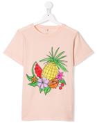 Stella Mccartney Kids Teen Fruit Print T-shirt - Pink