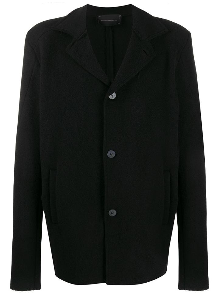 10sei0otto Short Black Cashmere Coat