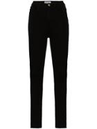 Frame Ali High-rise Skinny Jeans - Black