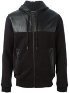 Marc By Marc Jacobs Panelled Panel Hoodie - Black