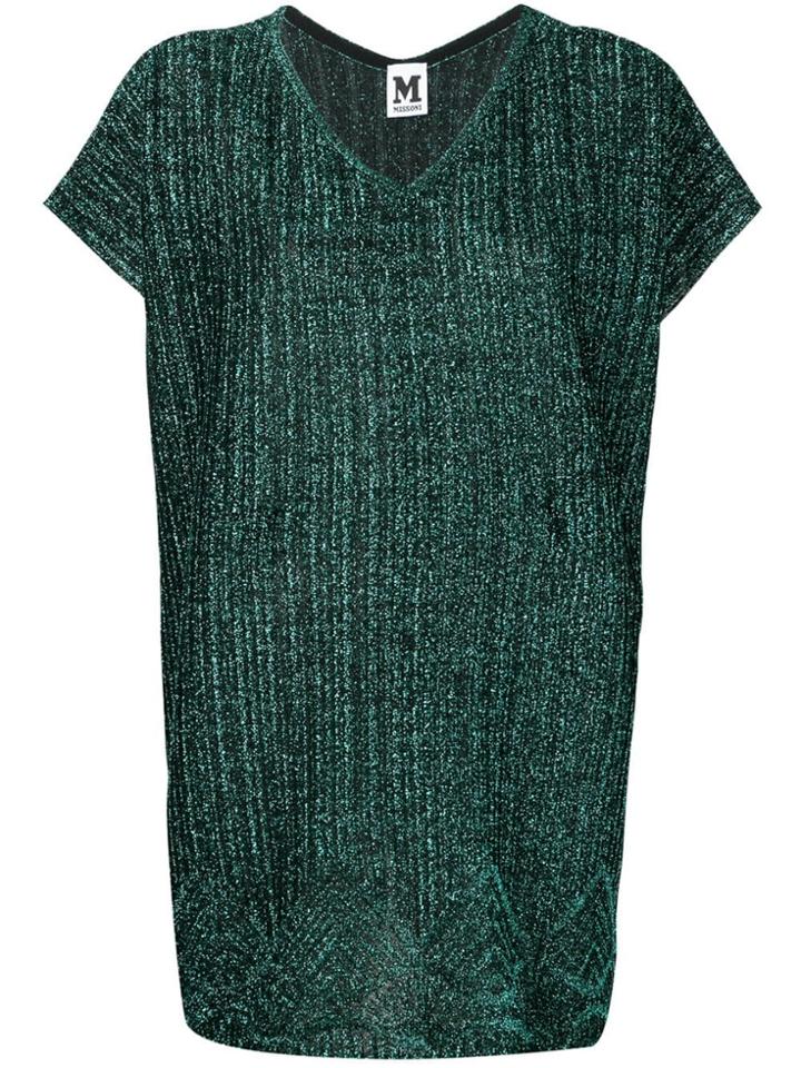 M Missoni Glitter Blouse - Green