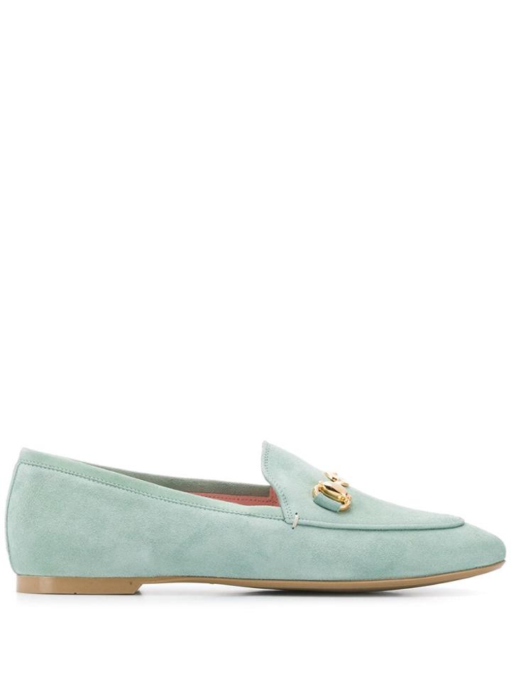 Pretty Ballerinas Horsebit Loafers - Green