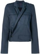 A.f.vandevorst Classic Fitted Jacket - Blue