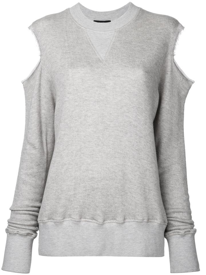 Bassike - Cut-out Sweatshirt - Women - Cotton/polyurethane/rayon - 6, Nude/neutrals, Cotton/polyurethane/rayon