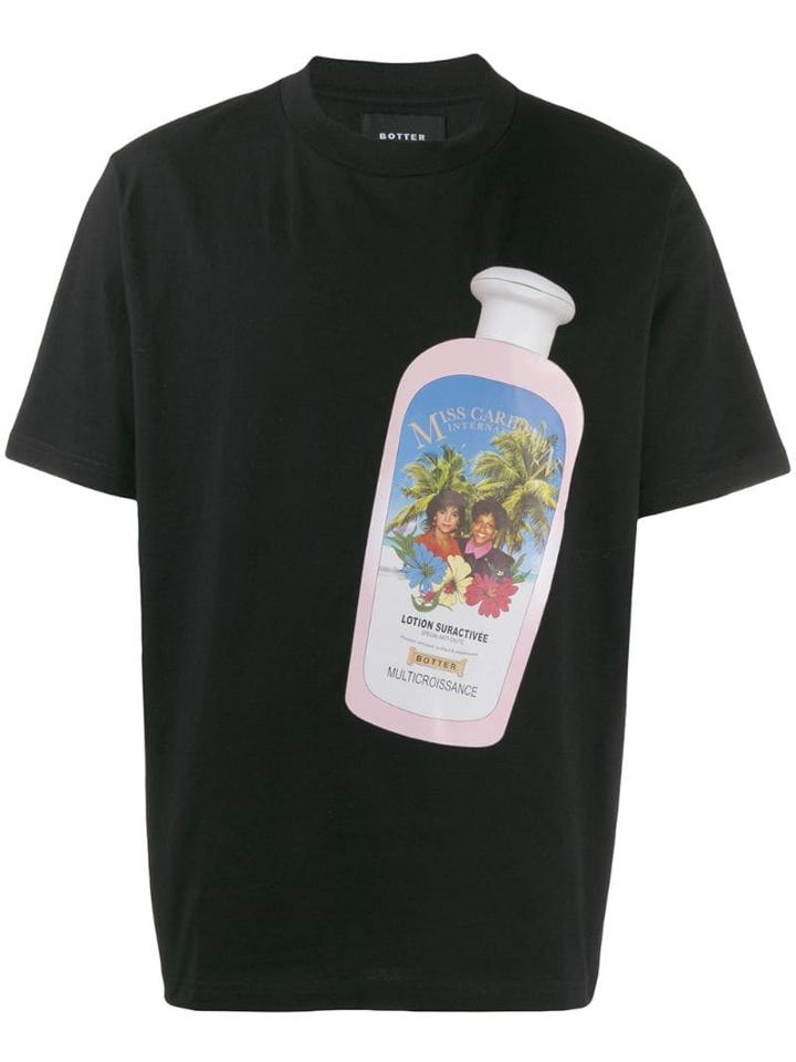 Botter Print Detail T-shirt - Black