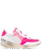 Leather Crown Aero Sneakers - Pink