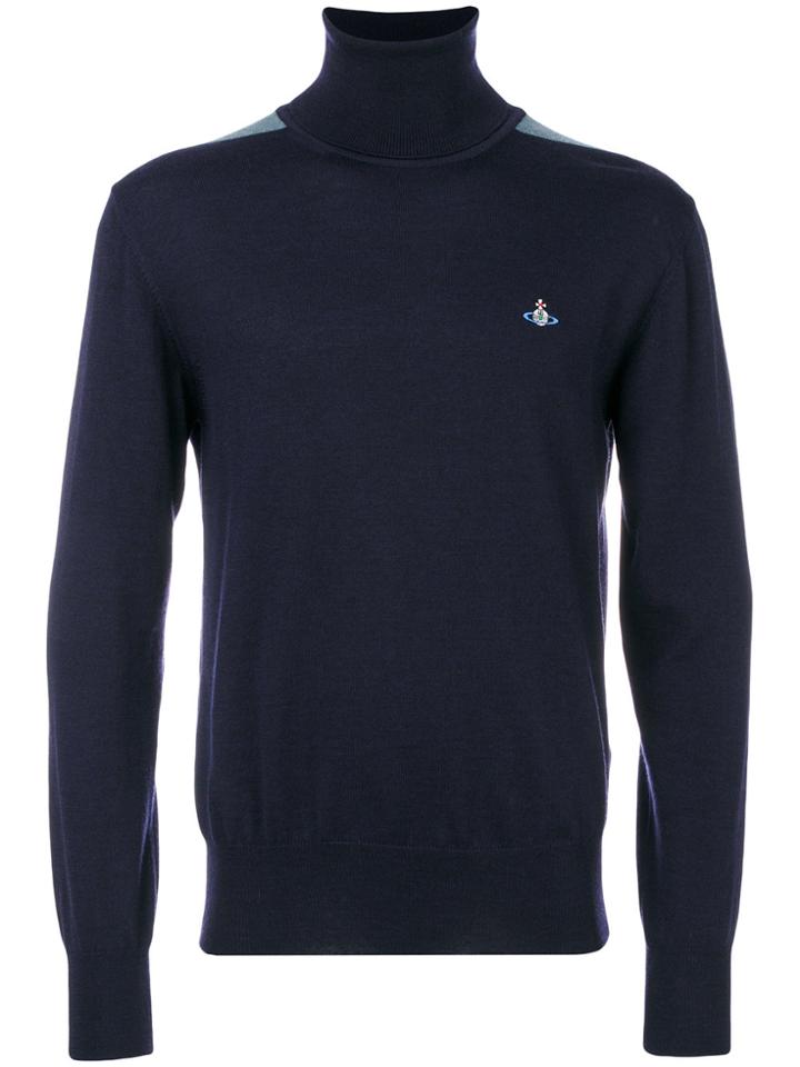 Vivienne Westwood Turtleneck Jumper - Blue