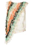 Christopher Kane Ruffle Archive Floral Top - Multicolour