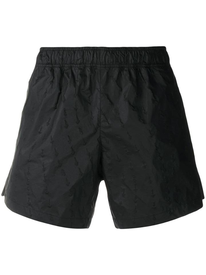 Off-white Arrow Stitch Track Shorts - Black