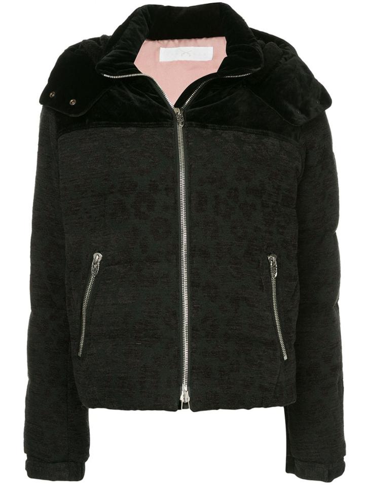 Roarguns Hooded Bomber Jacket - Black