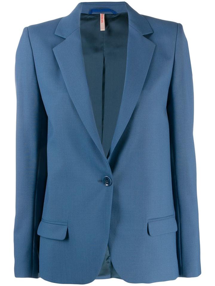 Indress Classic Fitted Blazer - Blue