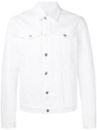 Msgm - Chest Pockets Denim Jacket - Men - Cotton - 46, White, Cotton