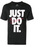 Nike Just Do It Print T-shirt - Black
