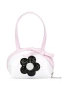 Simonetta Sequin Flower Shoulder Bag, Girl's, White